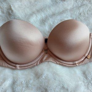 32C Nude Push Up Strapless Victoria's Secret Bra